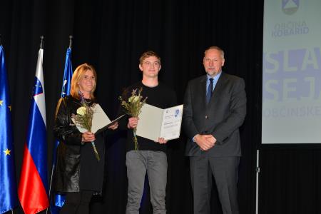 Zahvalo župana sta prejeli družini Breška in Kranjc. 